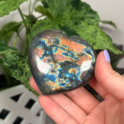 HQ labradorite heart 53