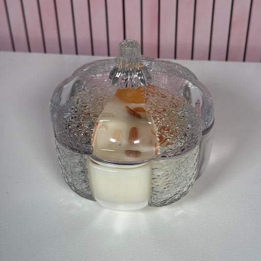 Pumpkin jar candle