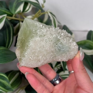 Green apophyllite 63