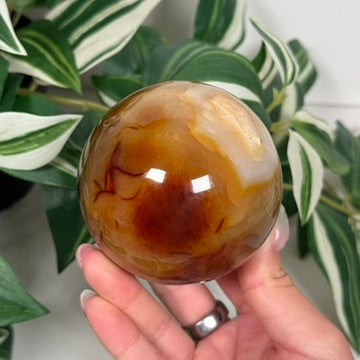 Carnelian sphere