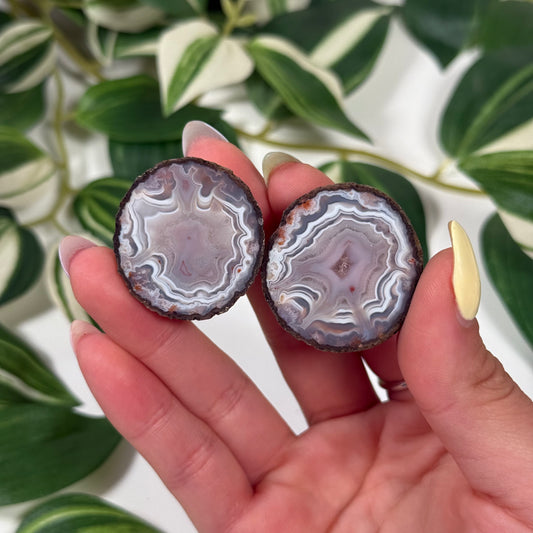Zhanguo agate pair 65