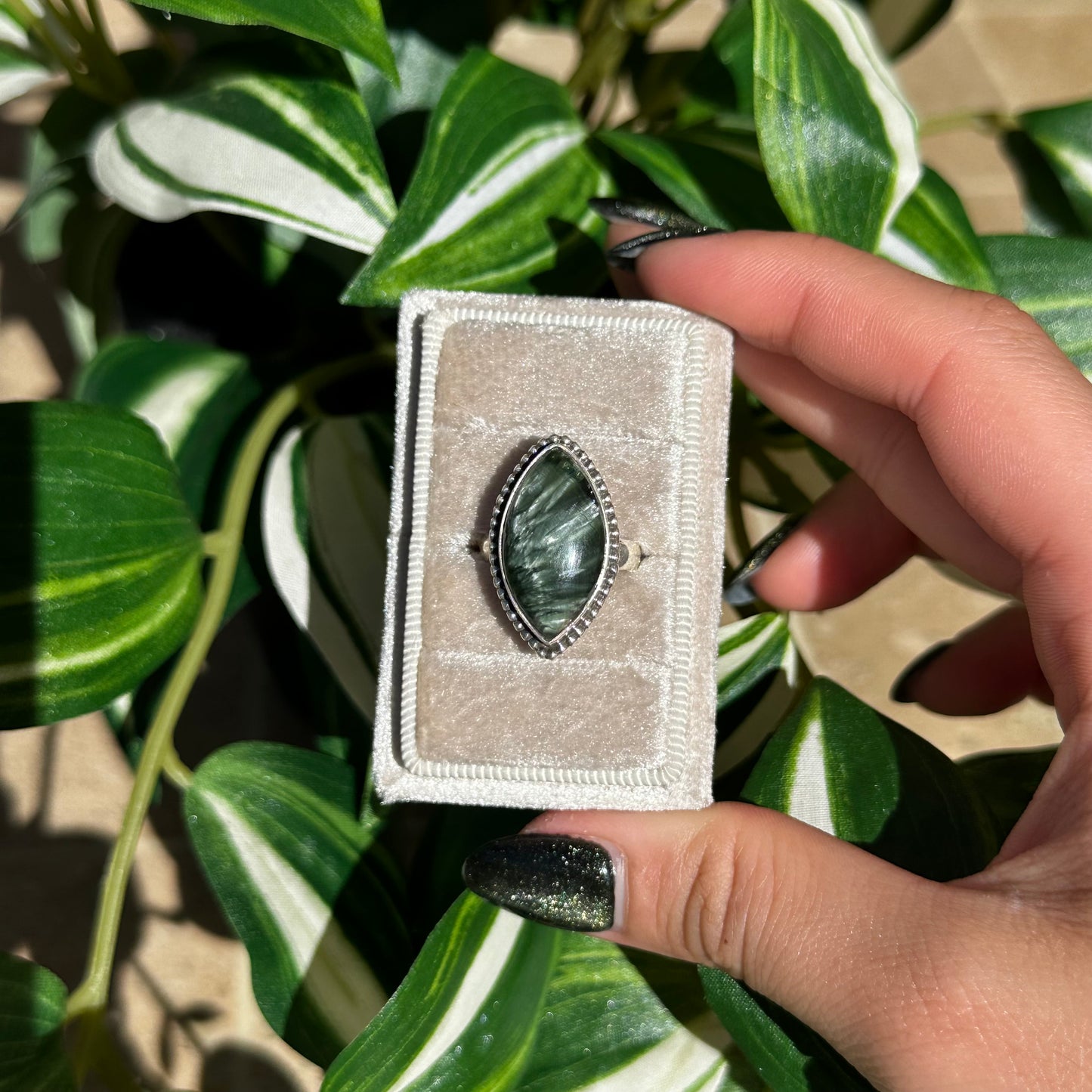 Size 6 seraphinite ring