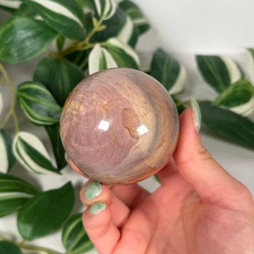 Polychrome jasper sphere 36