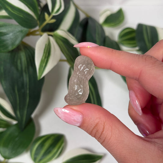 Smoky quartz peanut