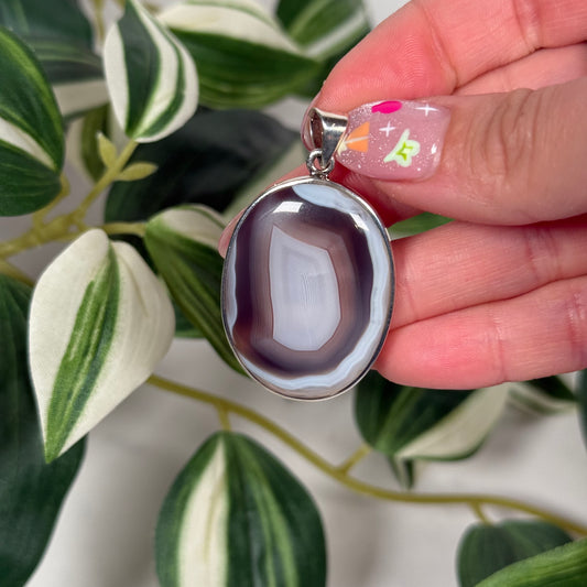 Botswana agate pendant 90