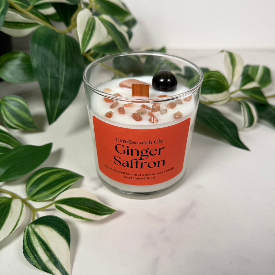 Ginger Saffron Candle - Large 8oz