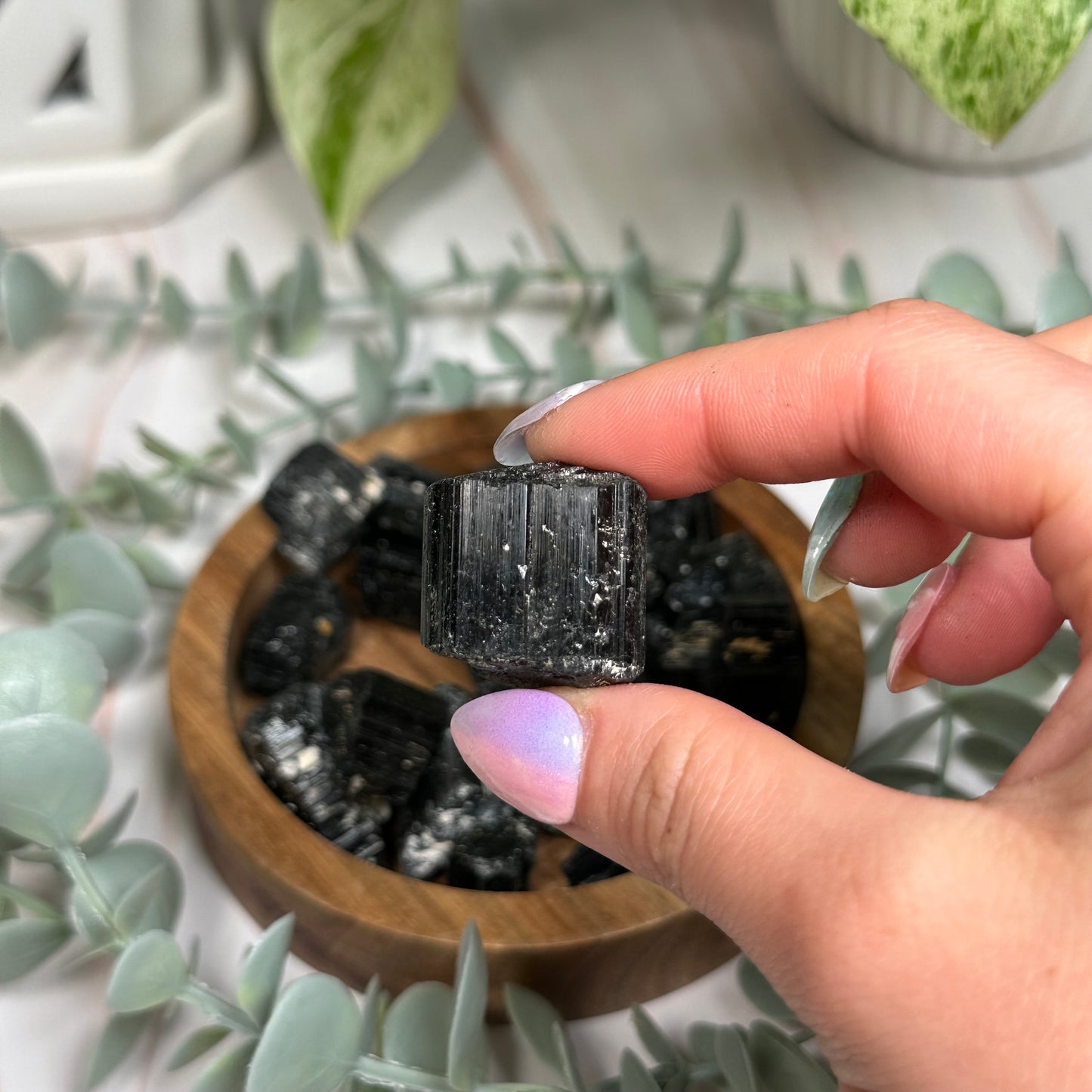 Mini black tourmaline chunk