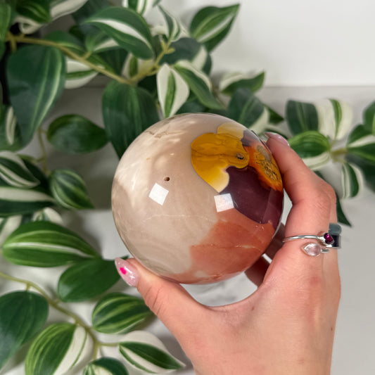 Mookaite sphere 128