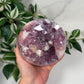 Pink amethyst x amethyst sphere 620
