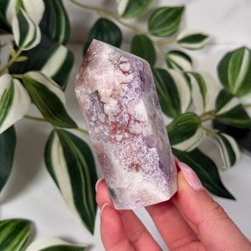 Pink amethyst tower 30