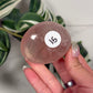 Star rose quartz palmstone