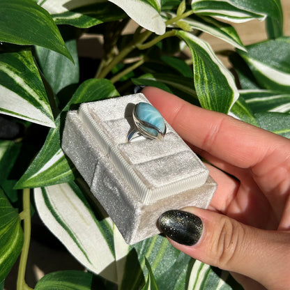 Size 8 larimar ring