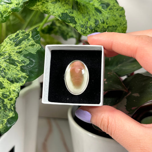 Size 8 imperial jasper ring