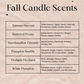 Pumpkin jar candle