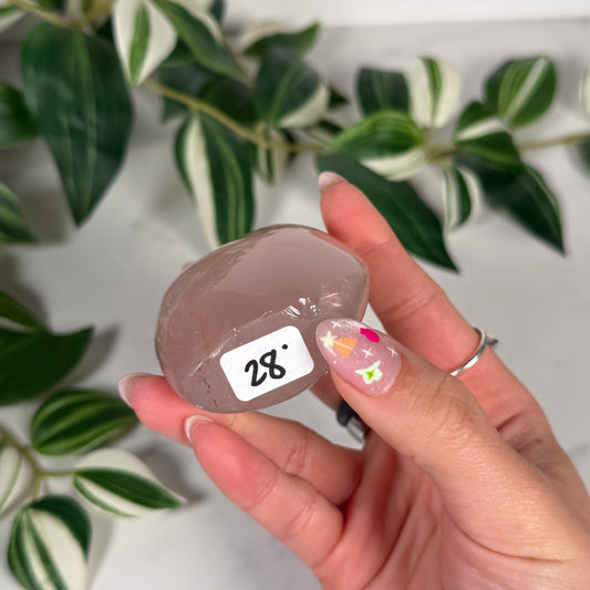 Rose quartz freeform 28*