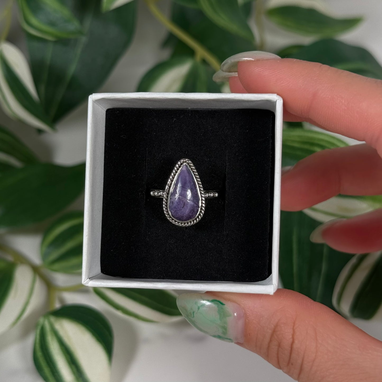 Size 7 Tiffany stone ring