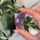 Trapiche amethyst cabochon