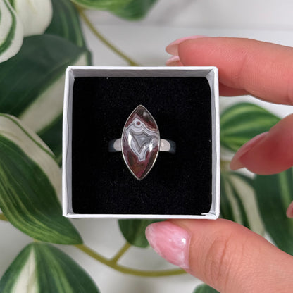 Size 7 Laguna lace agate ring
