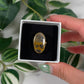 Size 9 gold plated golden healer ring