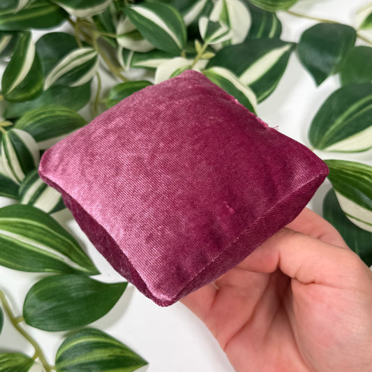 Pink display pillow