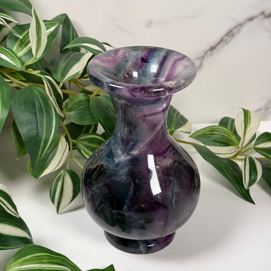 Fluorite vase