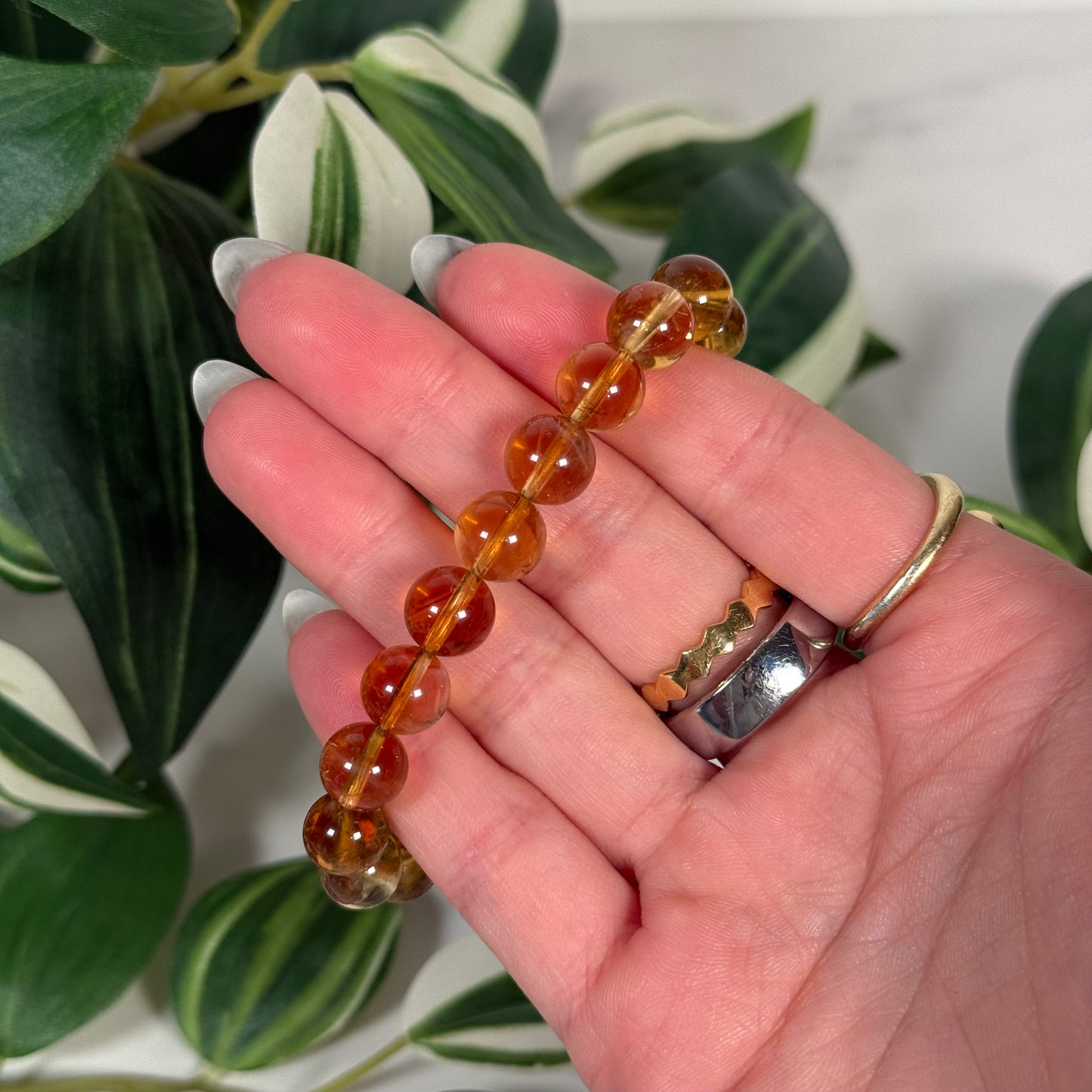 Natural citrine bracelet 10mm