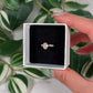 Size 6 orange Madagascar moonstone ring