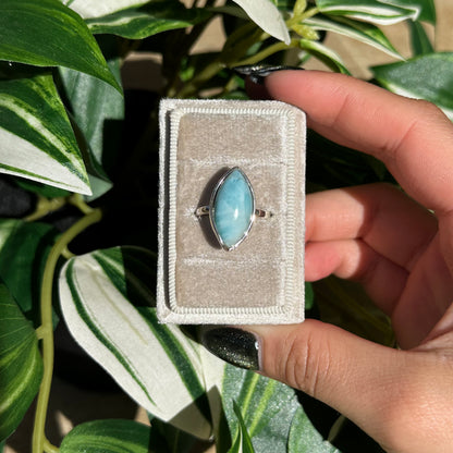 Size 8 larimar ring