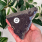 Apophyllite on blue chalcedony 88