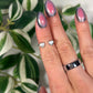 Size 5 mother of peal heart ring
