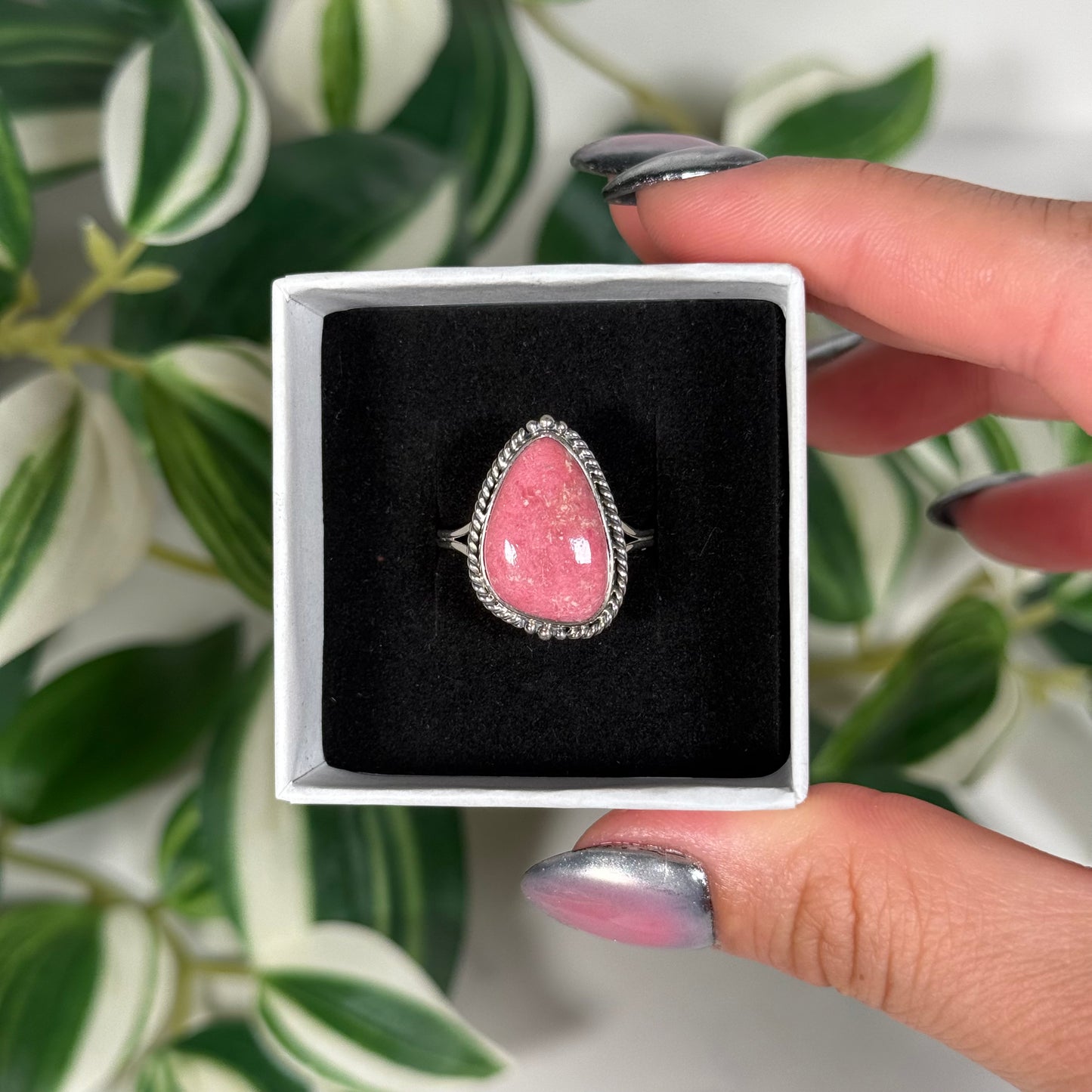 Size 10 thulite ring