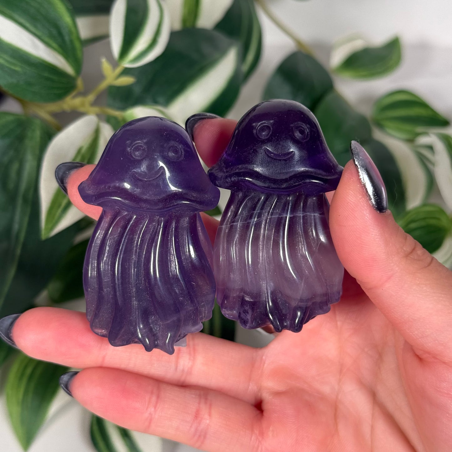Purple fluorite jellyfish