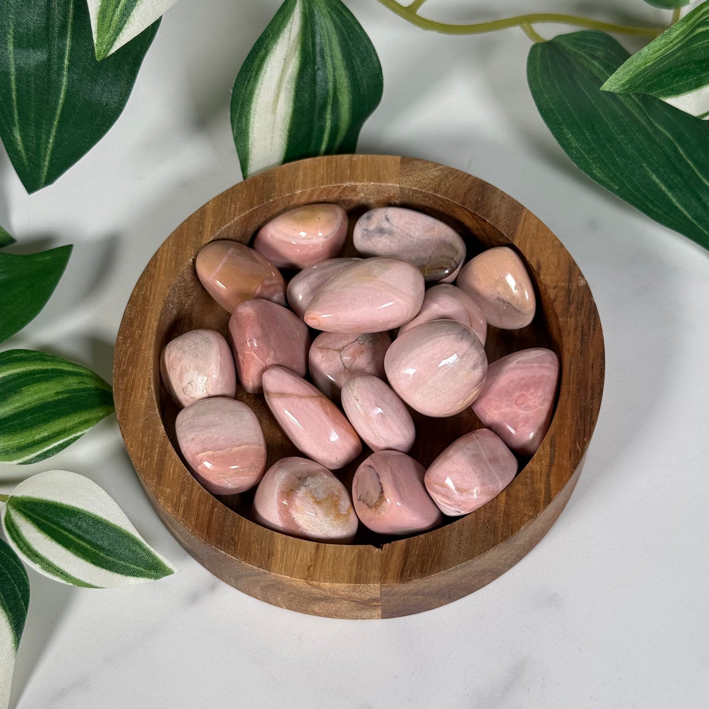 Australian pink opal tumble
