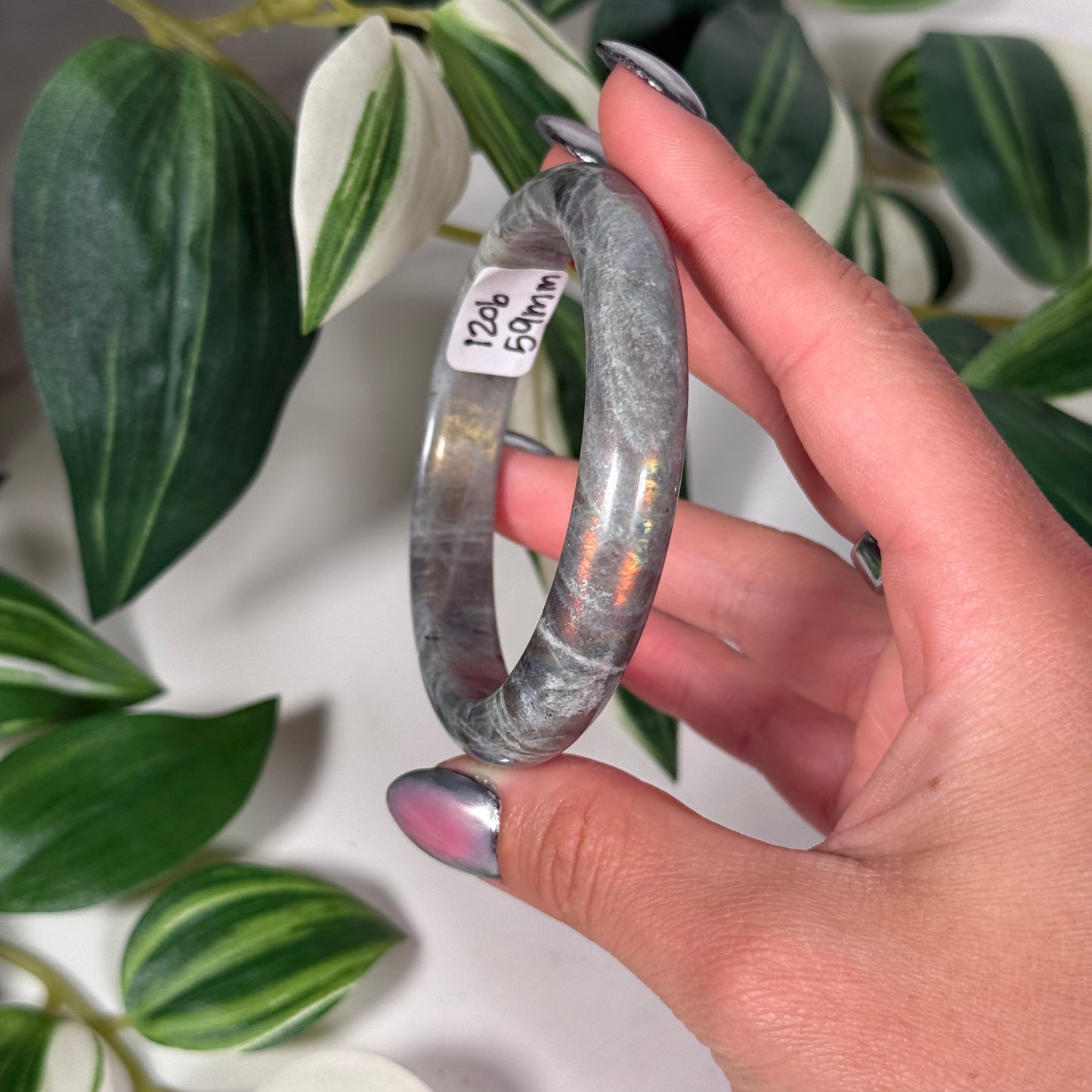 Labradorite bangle 59mm