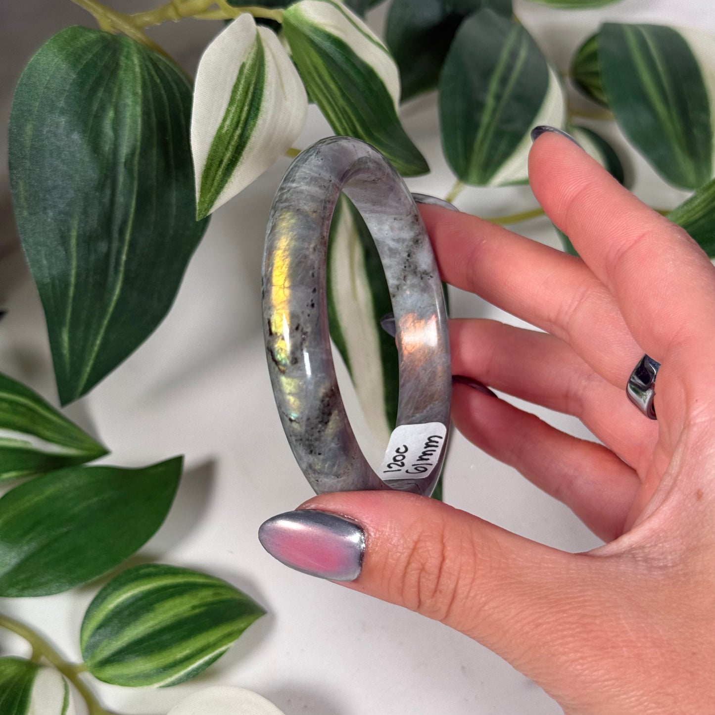 Labradorite bangle 61mm