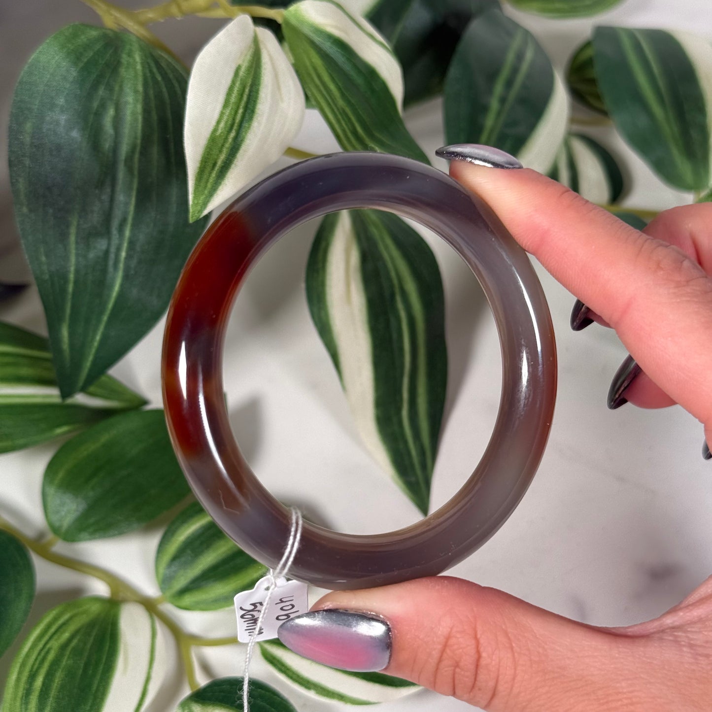 Carnelian bangle 56mm