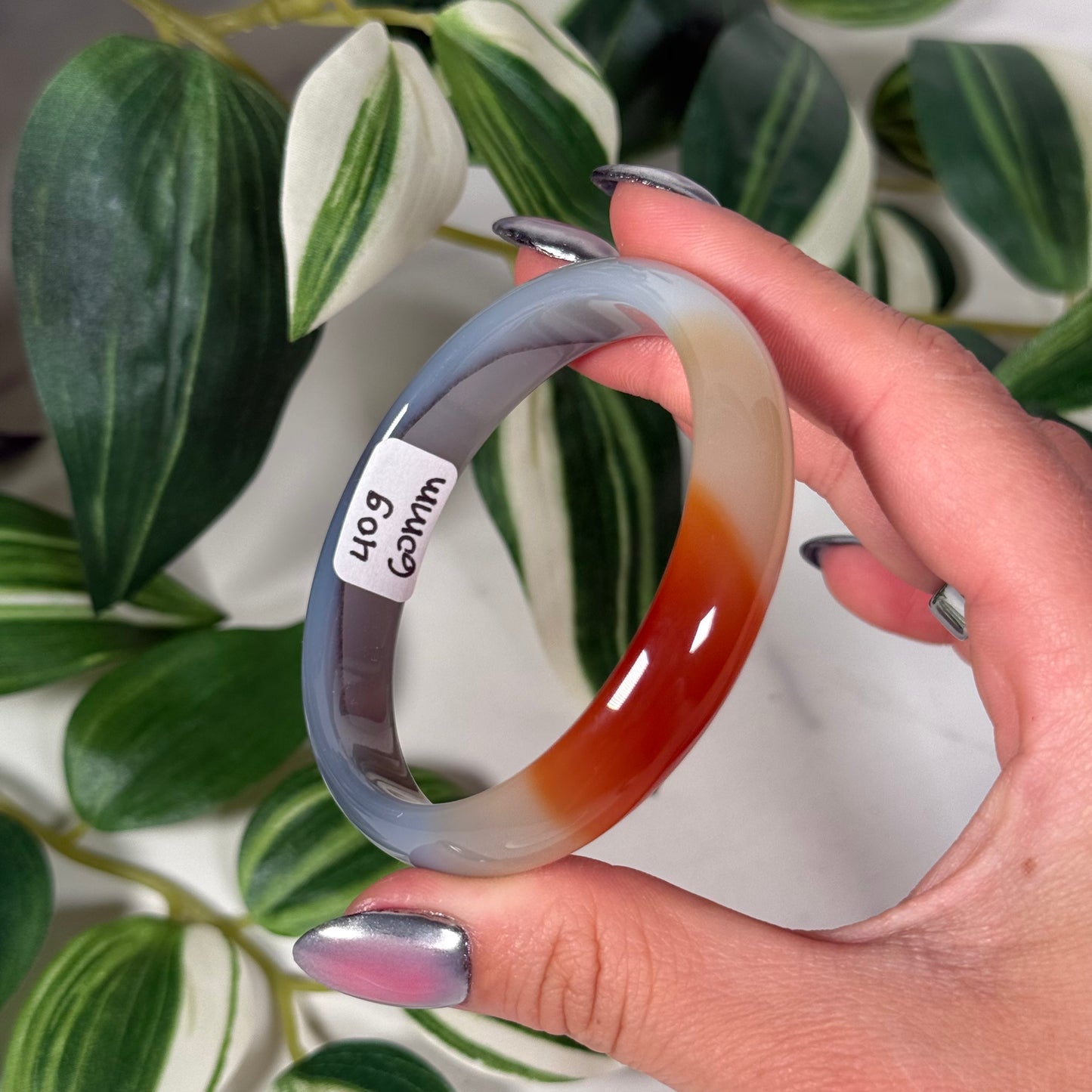 Carnelian bangle 60mm