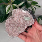 Pink heulandite with green apophyllite 102