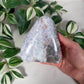 Lepidolite, pink tourmaline, smokey quartz freeform 171