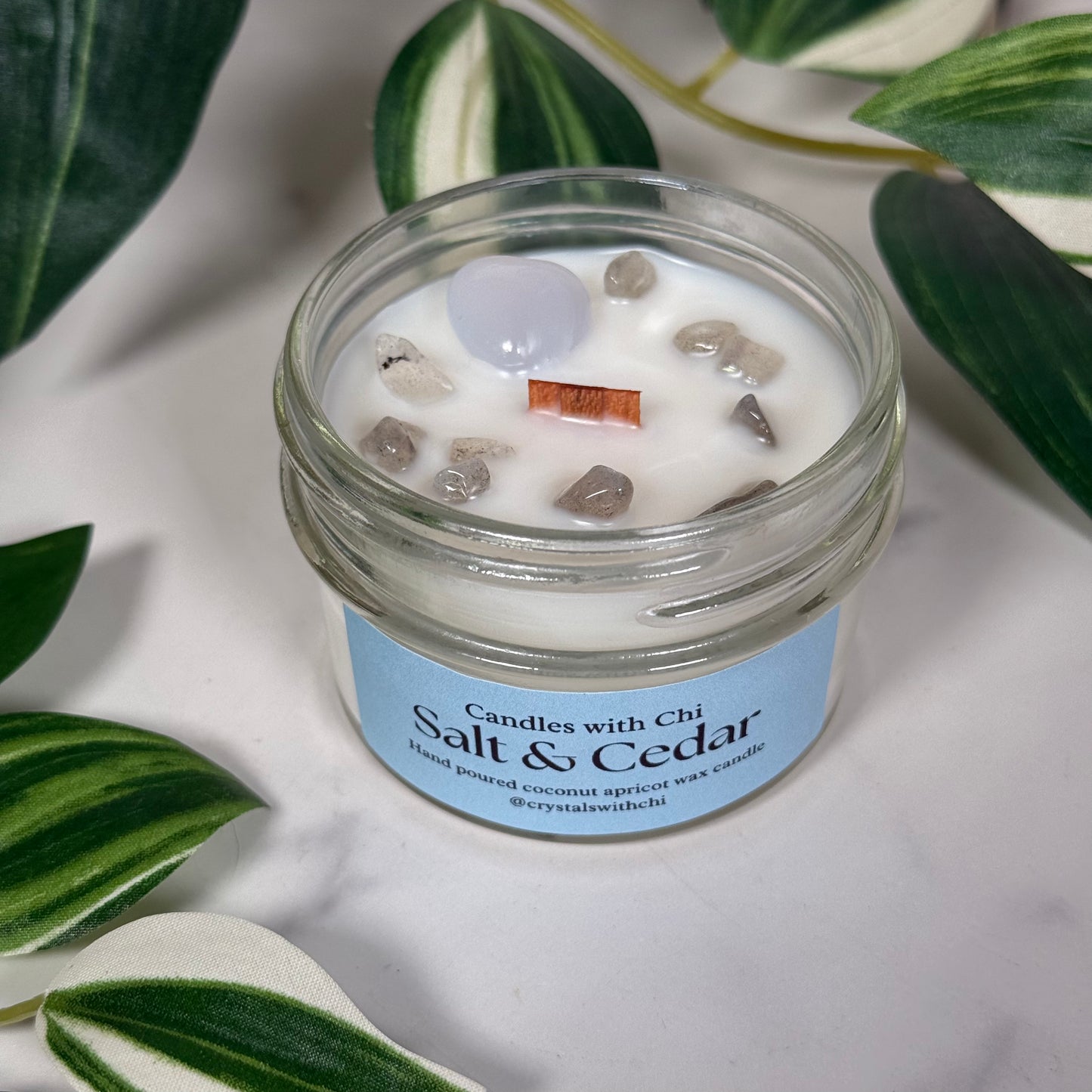 Salt & Cedar Candle - Small 4oz
